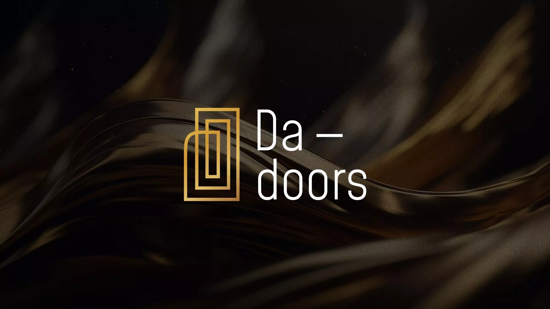 Разработка логотипа для компании «DA-DOORS» в Острове